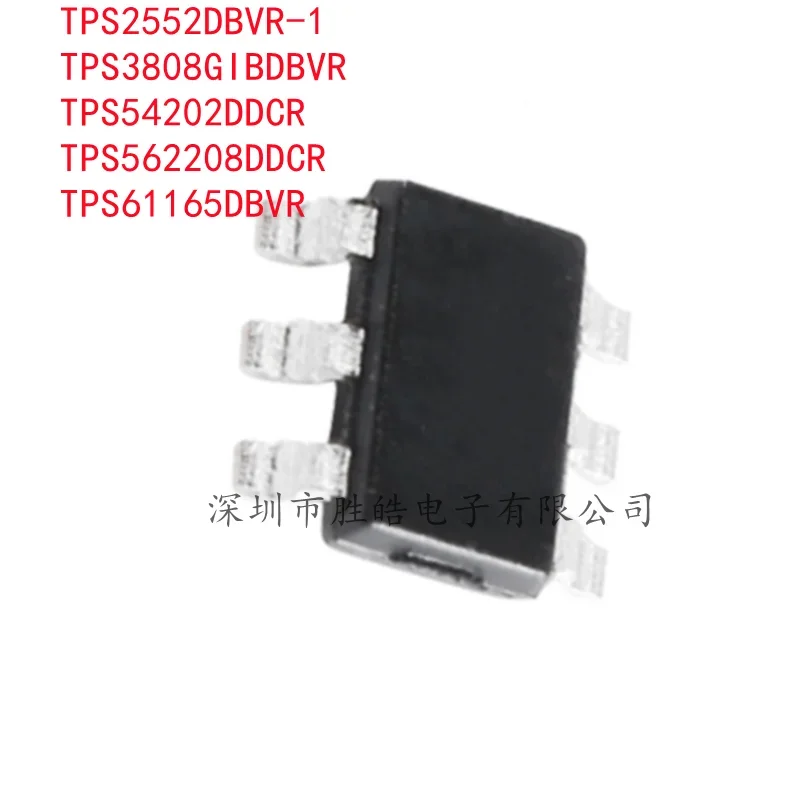 

(10PCS) NEW TPS2552DBVR-1 / TPS3808GIBDBVR / TPS54202DDCR / TPS562208DDCR / TPS61165DBVR SOT23-6 Integrated Circuit