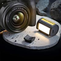 Mini Magnetic Flash With Cold Shoe Mount For Shooting Fill Light Night Scene USB Rechargeable 3W Portable Camera Flash