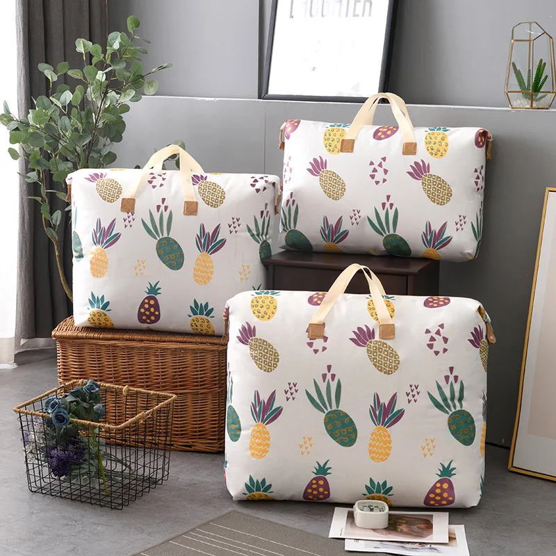 

Quilt storage bag Clothing finishing bag Large large-capacity quilt waterproof and moisture-proof moving school packing bag