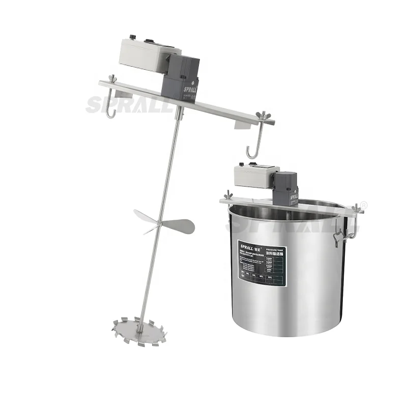 

For Portable Mixer IBC Agitator Industrial Tank Stirrer Electric Motor Blender Cosmetic Machine High Speed Disperser