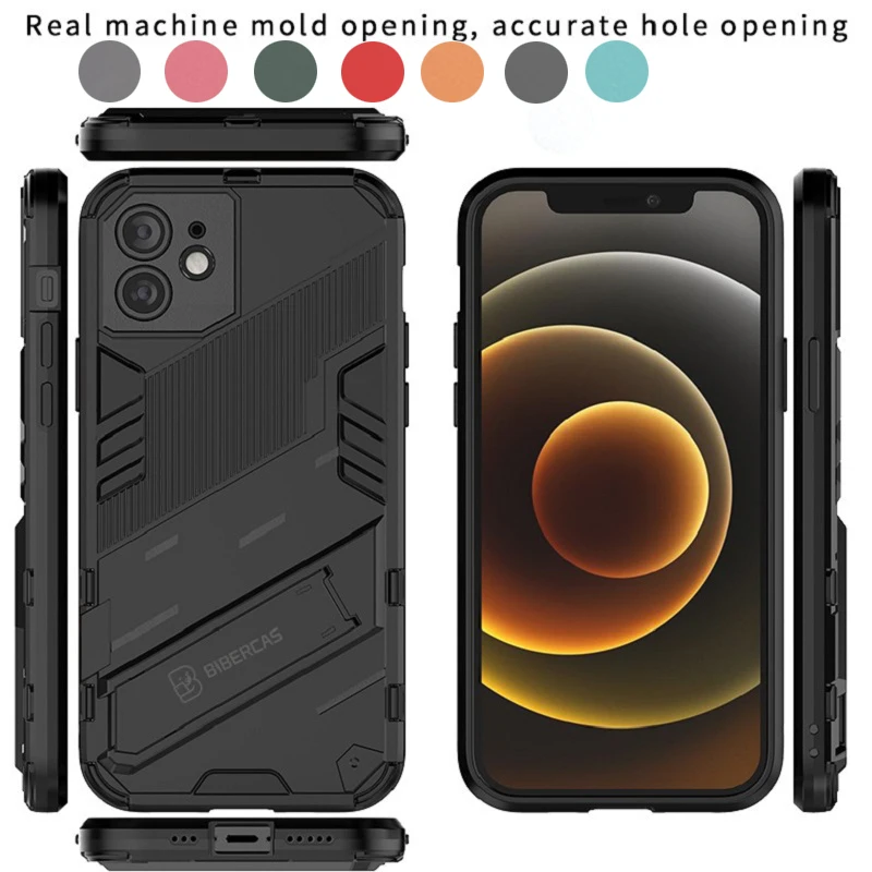 

Back Invisible integrated Bracket Phone Case For iPhone 15 14 Plus 13 12 11 Pro XR X XS Max 7 8 Plus Protection Back Cover