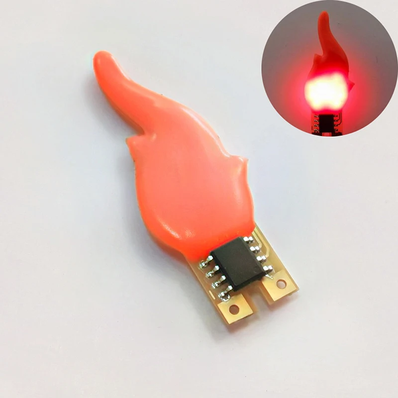 

Simulated Flame Atmosphere Lamp 3V Led Cob Flash Candles Flexible Filament Diode Light Decor Party Light Bulb DIY Light Parts