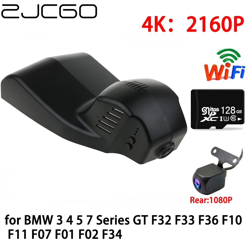 

ZJCGO 4K HD Car DVR Dash Cam Wifi Front Rear Camera 2 Lens Monitor for BMW 3 4 5 7 Series GT F32 F33 F36 F10 F11 F07 F01 F02 F34