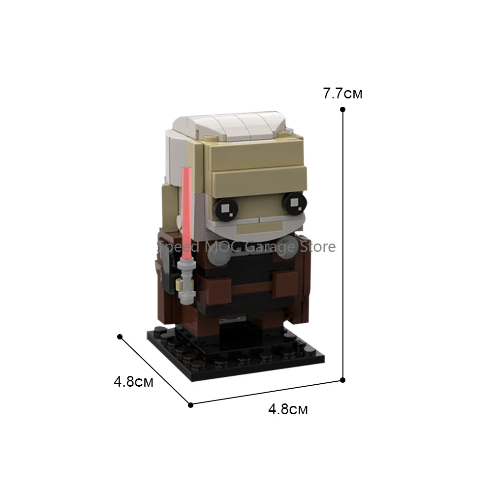 Galaxy Dark Count MOC Building Blocks Interstellar Sword Master Model Space War Noble Warrior Bricks DIY Assemble Collectible