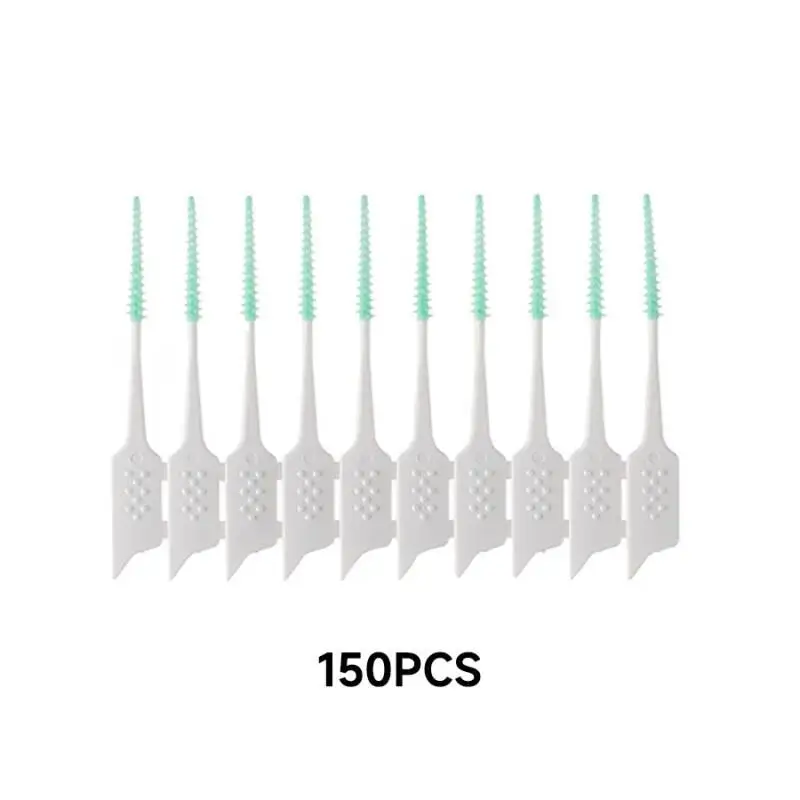 Interdental Brushes 150 Pieces, Dental Cleaning Tools for Daily Oral Hygiene