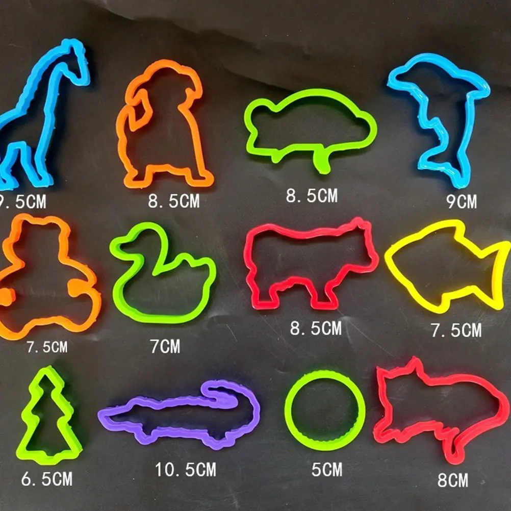 42 stks Kleurrijke Klei Dier Mallen Kids Diy Plasticine Tool Set Voor Fun Home School Craft Activiteiten Levert