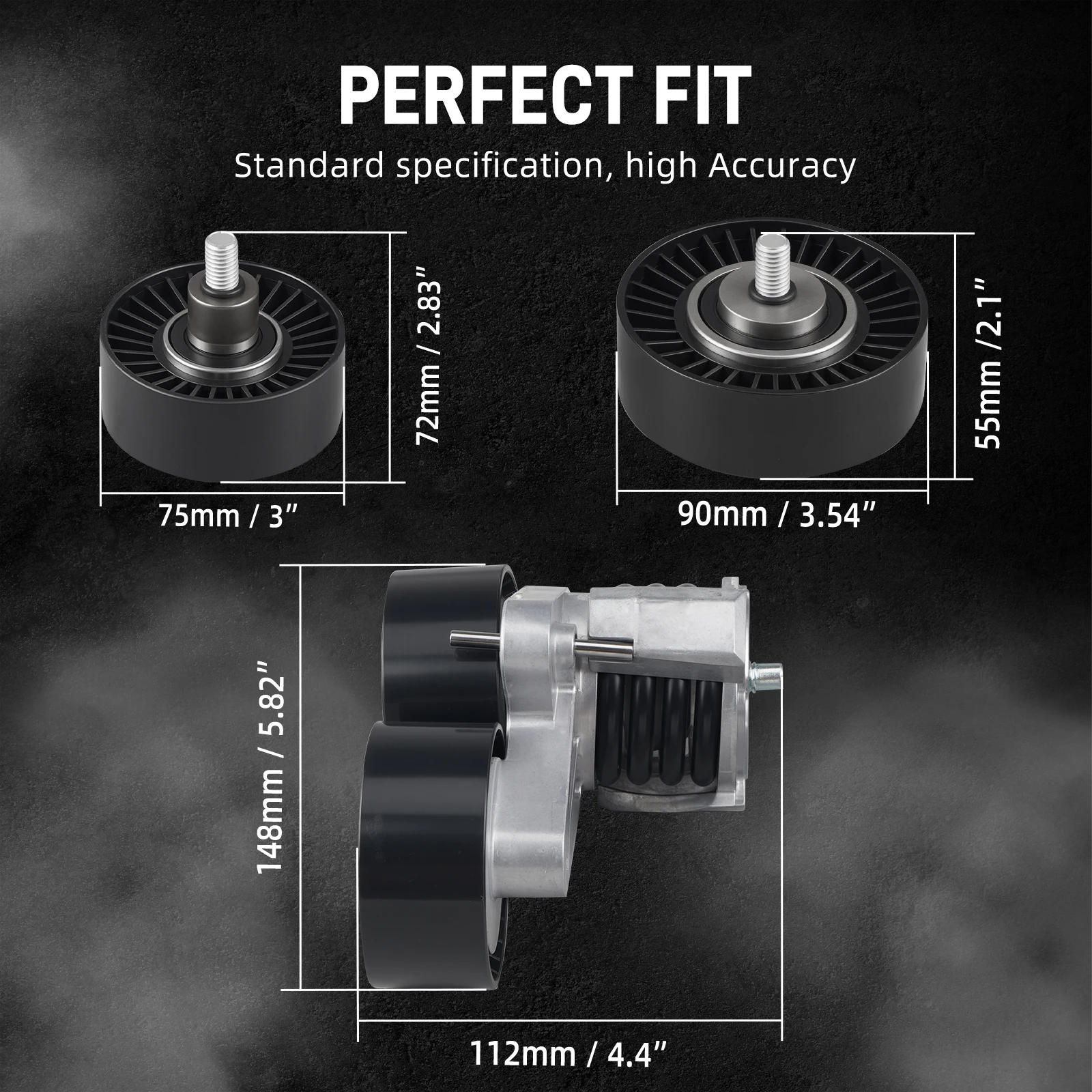 ل N55 محرك حزام بكرة الموتر عدة ، لسيارات BMW E90 E92 E93 E91 335i 335is 335xi E82 E88 135i 1M X1 E84 Xdrive35i #2