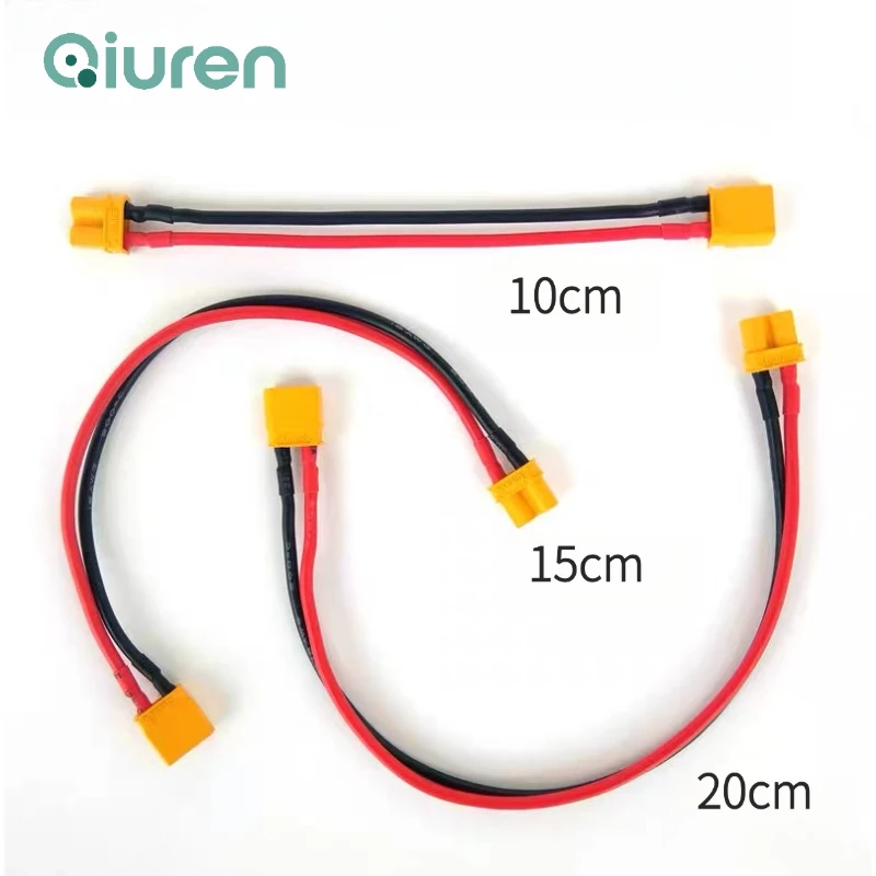 XT30 Male to XT30 Female Connector Plug XT30 Extension Cable Lead Silicone Wire 16AWG 14AWG