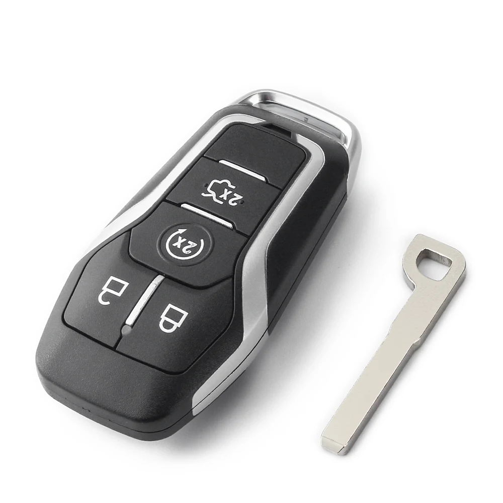 KEYYOU For Ford Mustang Edge Explorer Fusion Mondeo Kuka Car Key Shell Smart Remote Key Case 3/4/5 Button