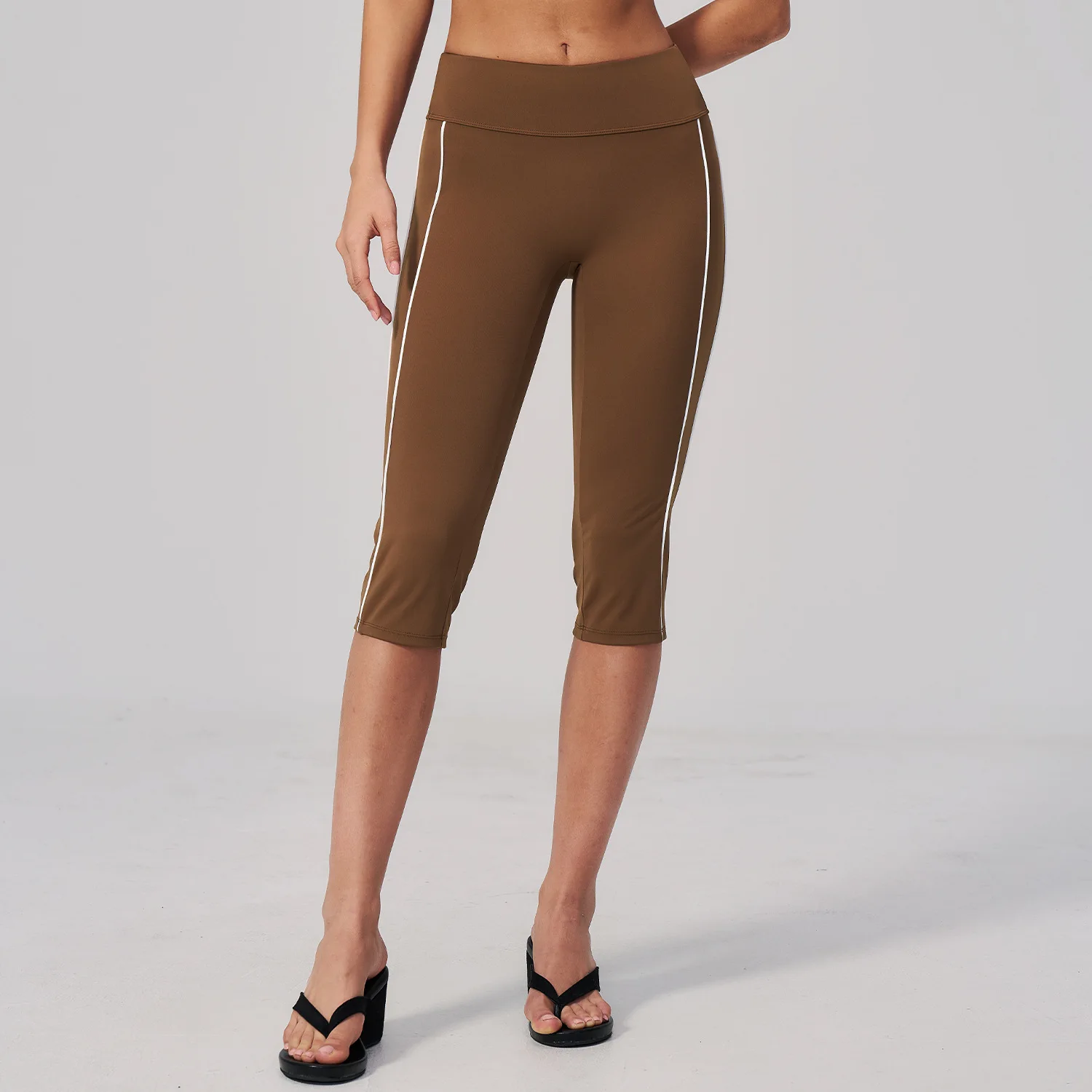 High Waist Yoga Pants Capri Leggings For Women Tummy Control Gym Push Up Running Legging Workout Capri Leggings Women Activewear