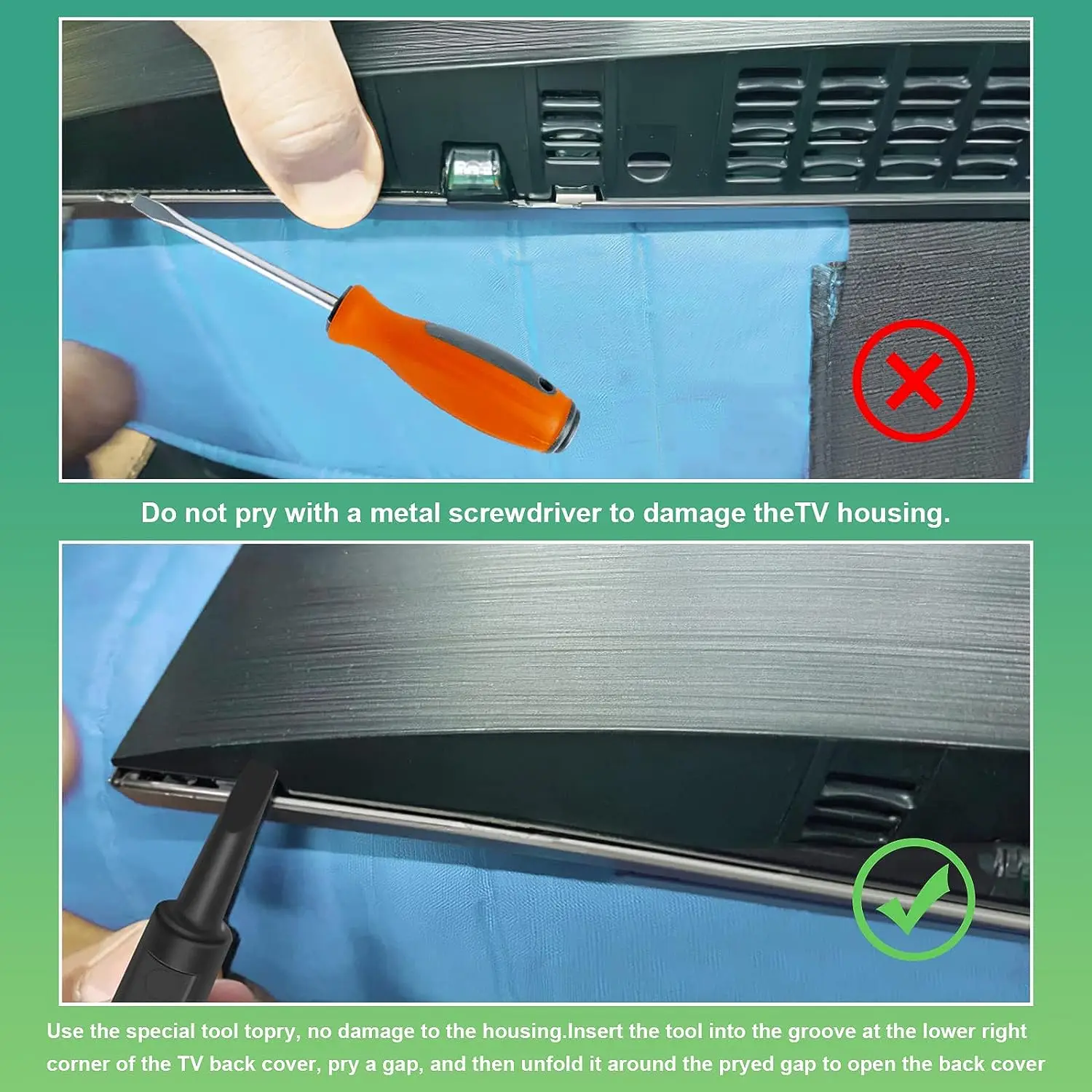 New BN81-14946B TV Monitor Opening Fixture/tool Open-jig for Screwless Rear Cover Removal Tool BN81-12884A BN81-13255A 012884