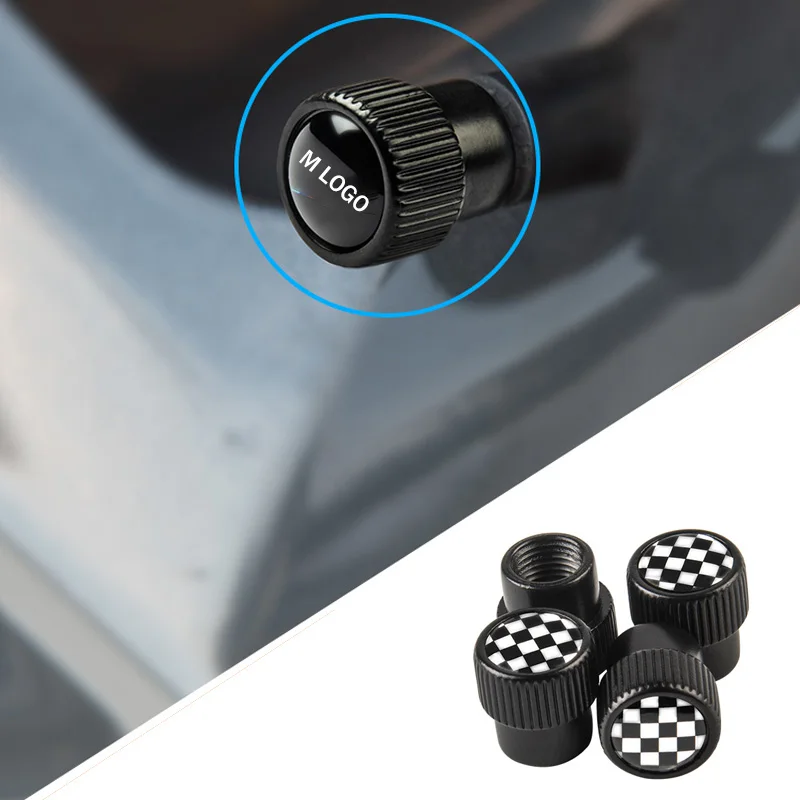 

4pcs Car Wheel Tire Valve Cap Dust Stem Cover For BMW X1 X3 X4 X5 X6 Aluminium Alloy Auto Styling Accessories