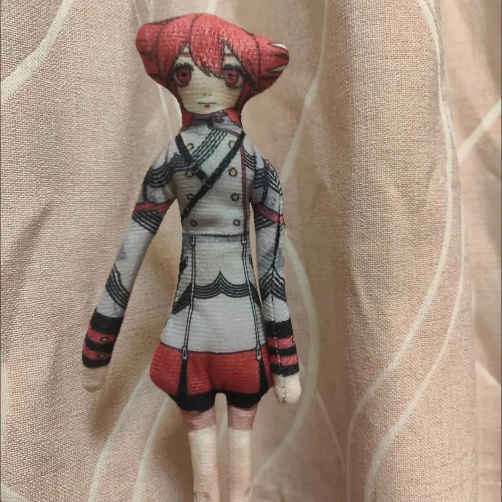 28cm Anime Kasane Teto Cosplay Plush Stuffed Dolls Cute Figure Room Decoration Abstract Wire Skeleton Cosplay Accessories Gifts