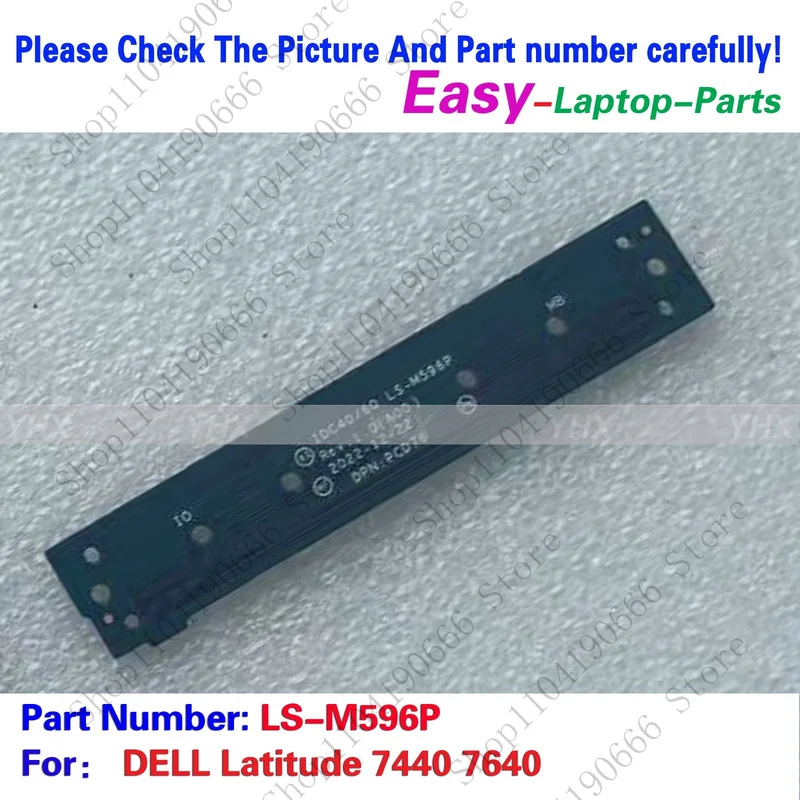 

Новая плата USB-разъема для DELL Latitude 7440 7640, LS-M596P.