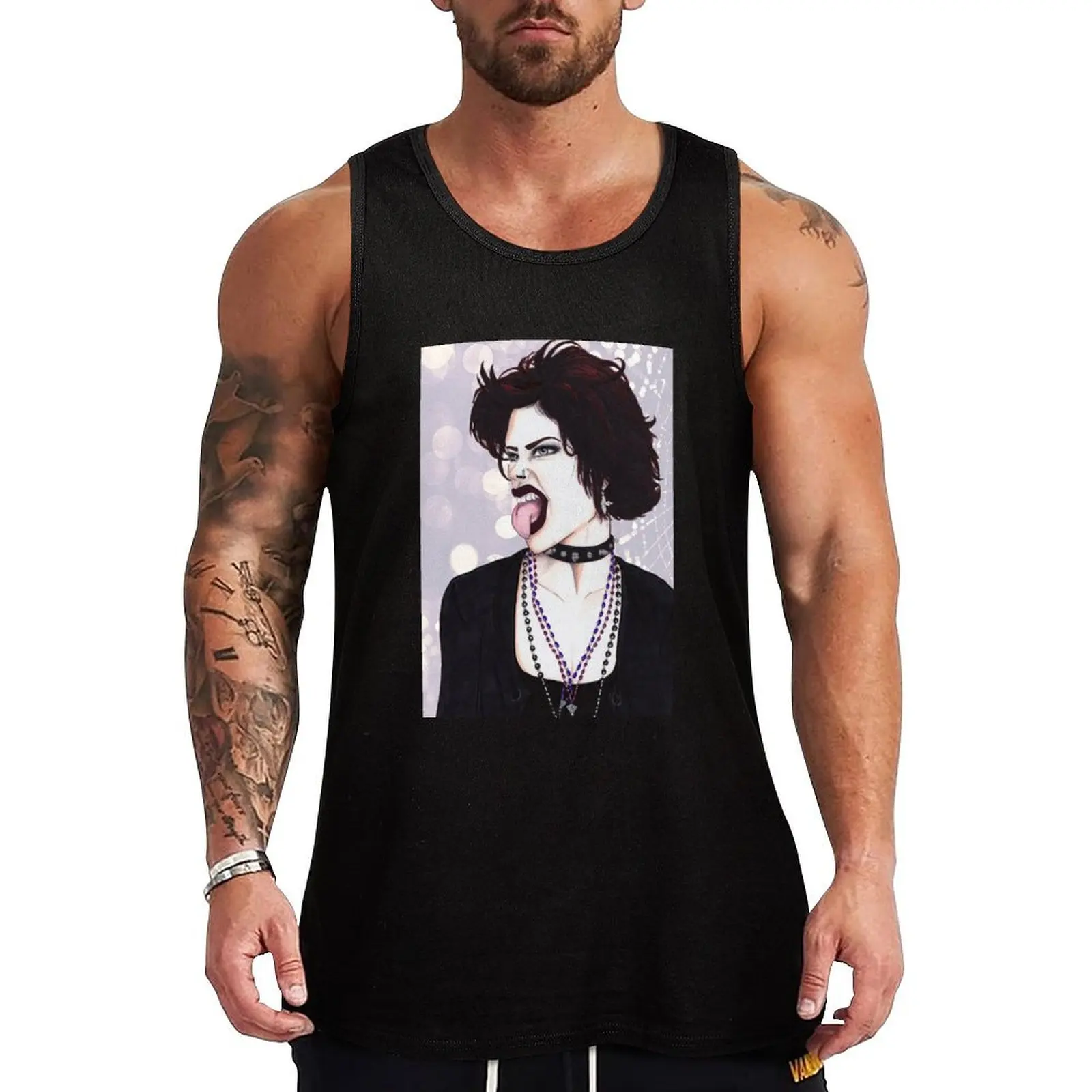 Nancy Tank Top Men's cotton t-shirt singlets for men t-shirt Men's sexy clothes men