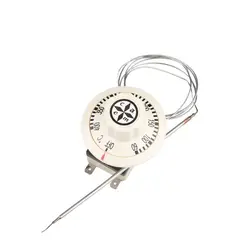 60-400 Celsius Italy CAEM-400 Capillary Thermostat - 20A 240VAC 3 Pins Terminal High Temperature Adjustable Tempering Switch