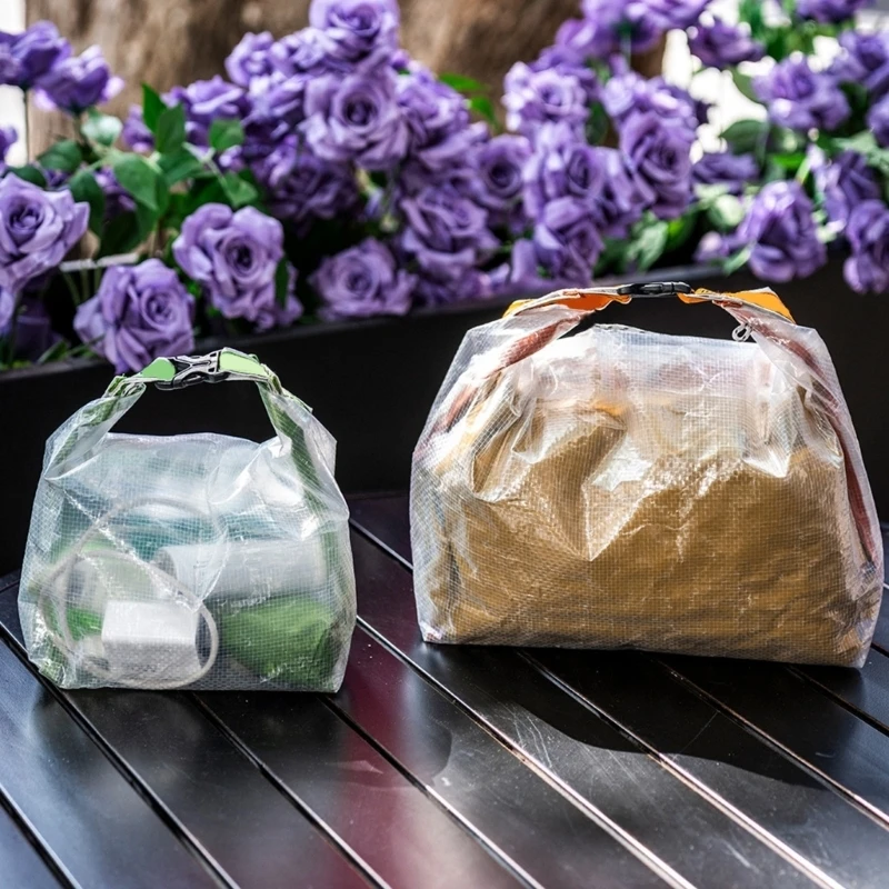 Light Weight Handheld Woven Bag Large Capacity Waterproof Camping Travel Beach Bag for Outdoorv Travel Hiking Enduring