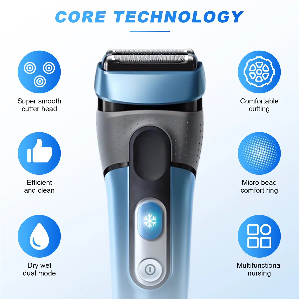 Replacement Shaver Foil & Cutter Head for Braun 40B Shavers CT2S/CT2Cc/CT3Cc/CT4S/CT4Cc/CT5Cc/CT6Cc Head BladeA83X