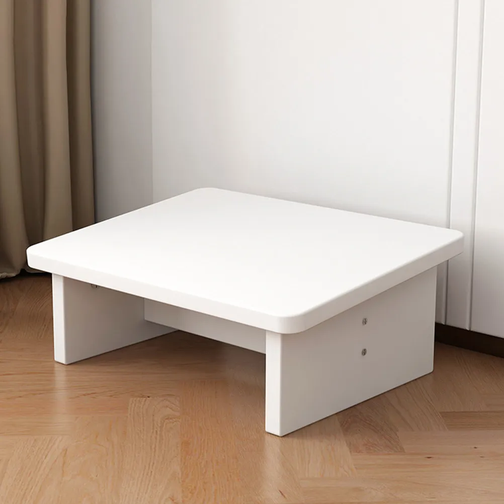 Wood Footrest Ergonomic Step Stool Non-Skid Foot Placing Seat Office Home Under Desk Comfort Foot Stool Anti-Slip Footstool