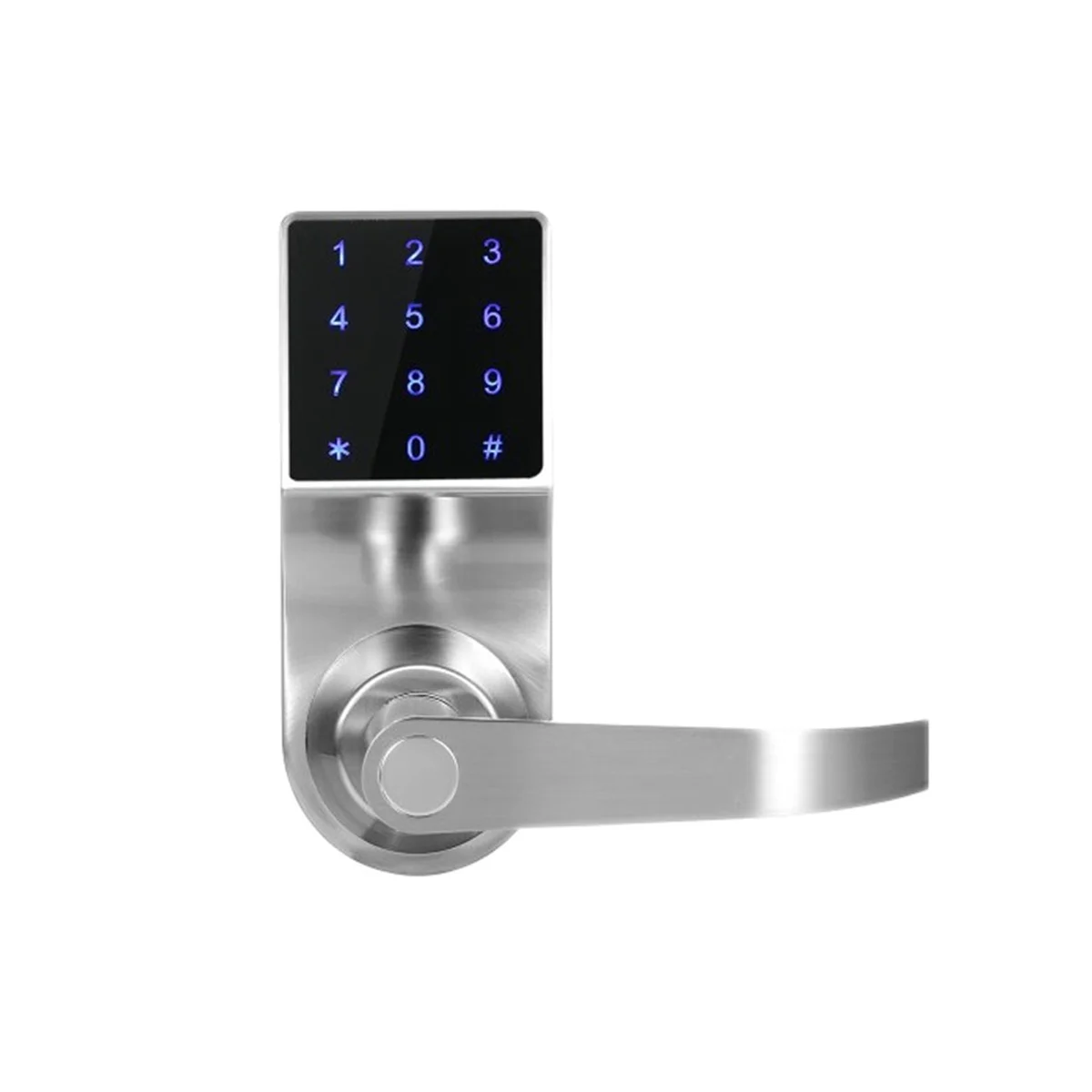 Электронный надежный цифровой БЕСКЛЮЧЕВОЙ дверной замок и безопасность офиса, сенсорный экран