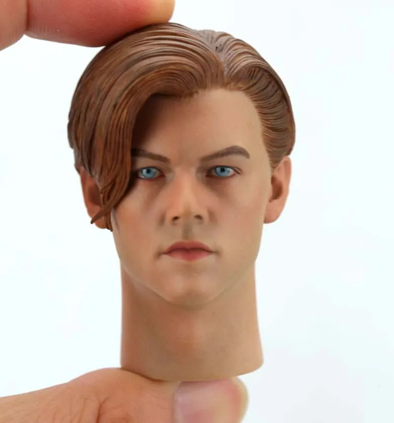 1/6 スケールヘッドスカルプト若いハンサムな少年男性兵士ヘッド再生