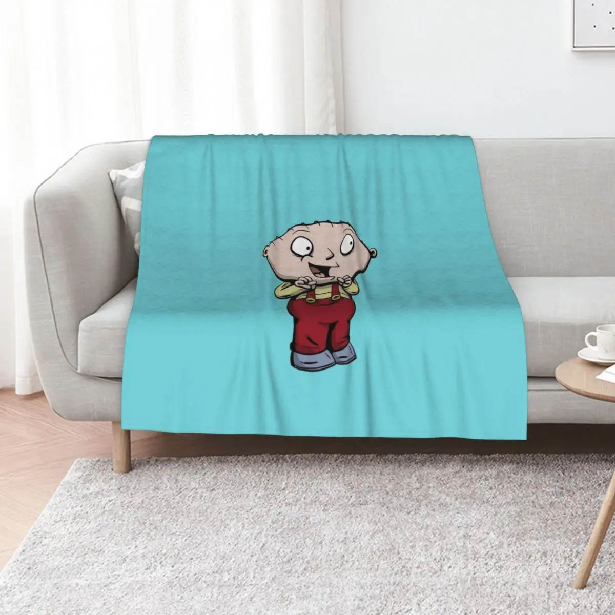 Stewie Griffin Throw Blanket Stuffeds Soft Plaid on the sofa Thermal Luxury Brand Large Blankets