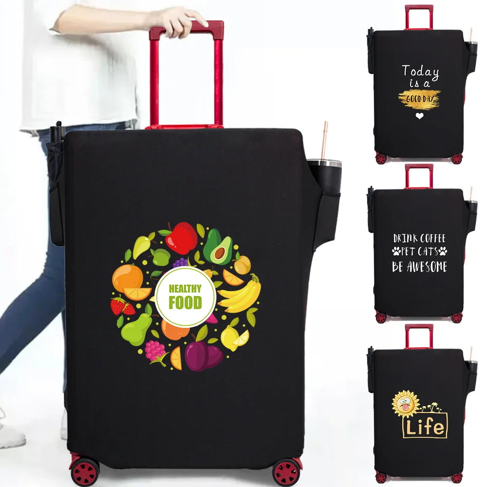 Travel Accessories Luggages Protection Luggage Cover Bag Supplies Pull Rod Box Covers Dust Elastic Multi Pocket 18-32 Inch Food