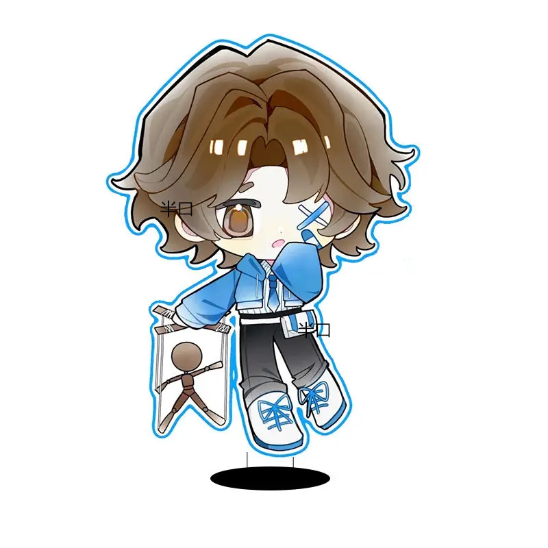 8cm identidade v figuras suporte acrílico anime modelo figura de ação ornamento acessórios modelos ornamentos de mesa