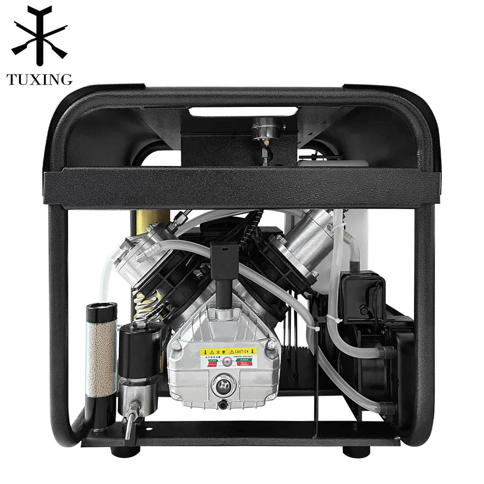 Supplier 300bar 4500psi 220v 110v Auto Purge Shutdown Tank AC Power Outdoor   Air Compressor For Scuba Diving