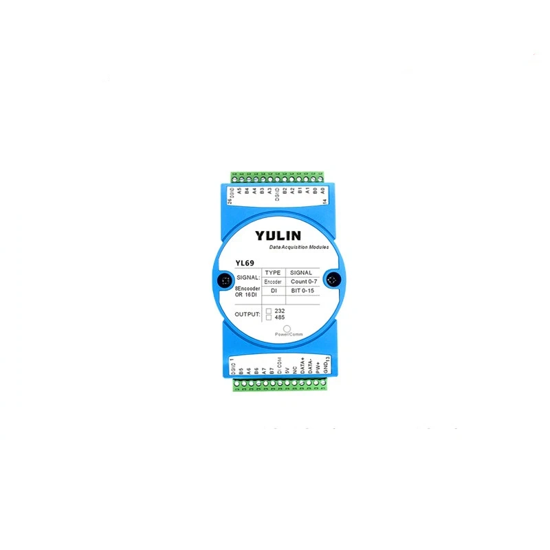 8-channel Encoder Pulse Proximity Switch Signal 16-channel DI High-speed Counter to RS485/232 Acquisition Module