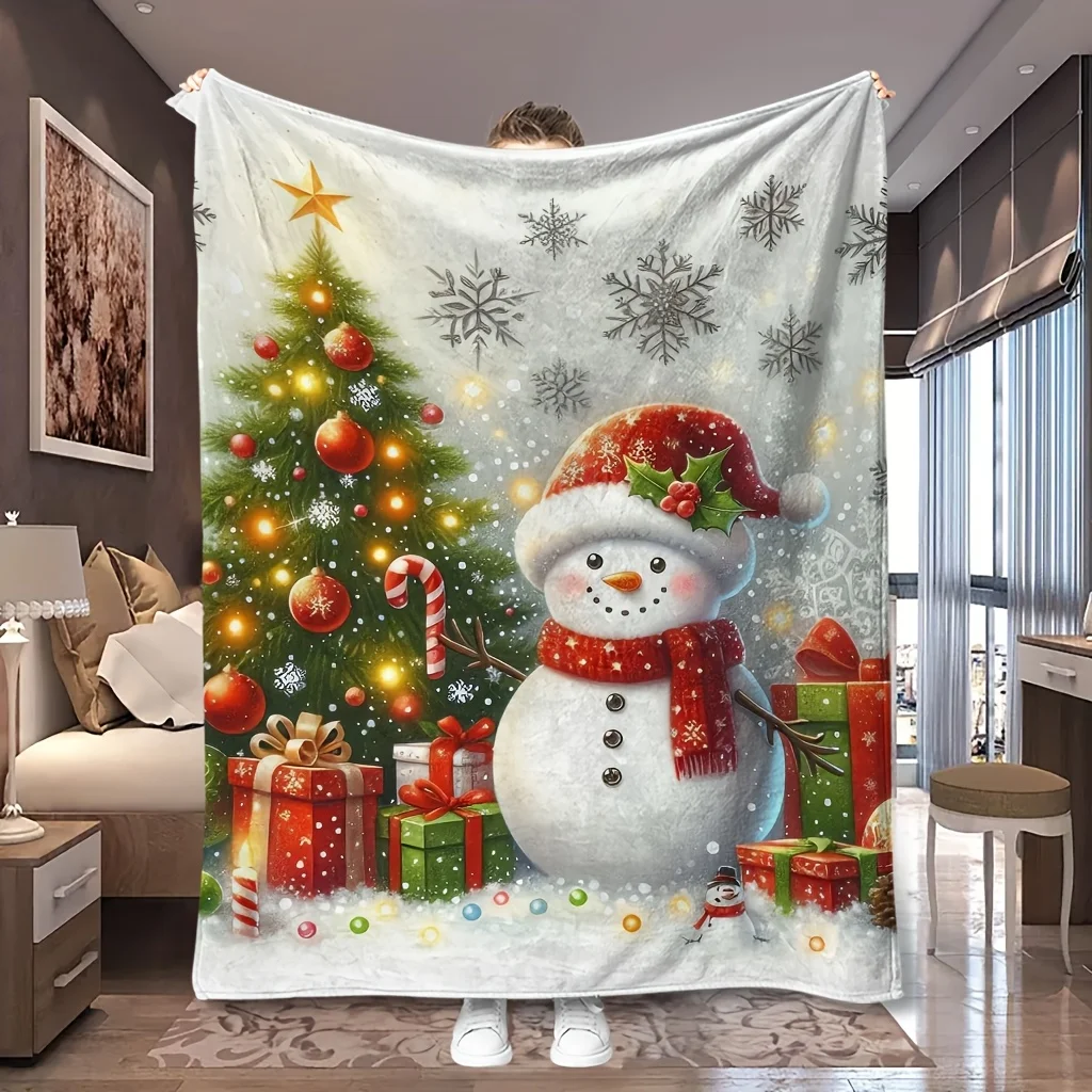 1pc Thin Line Sneaker Shoe Minimal Sketch Print Flannel Blanket, All-season Usable and Soft, Suitable for Blankets, Kid Bed Cove