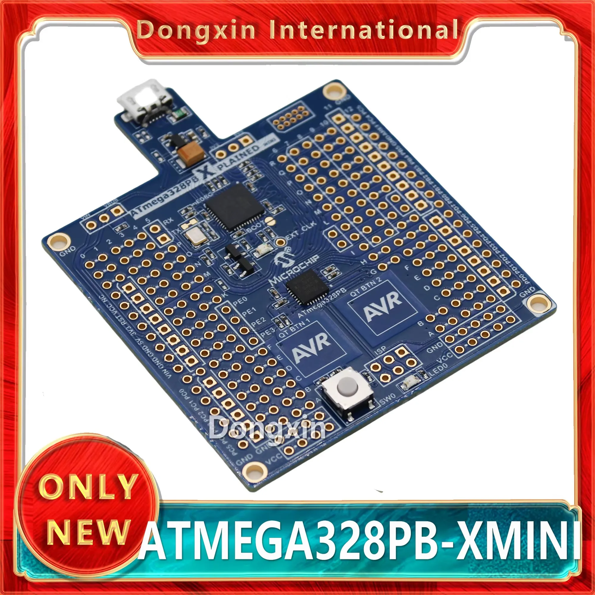 

Модуль разработки и оценки ATMEGA328PB-XMINI ATMET, AVR ATMEGA328P