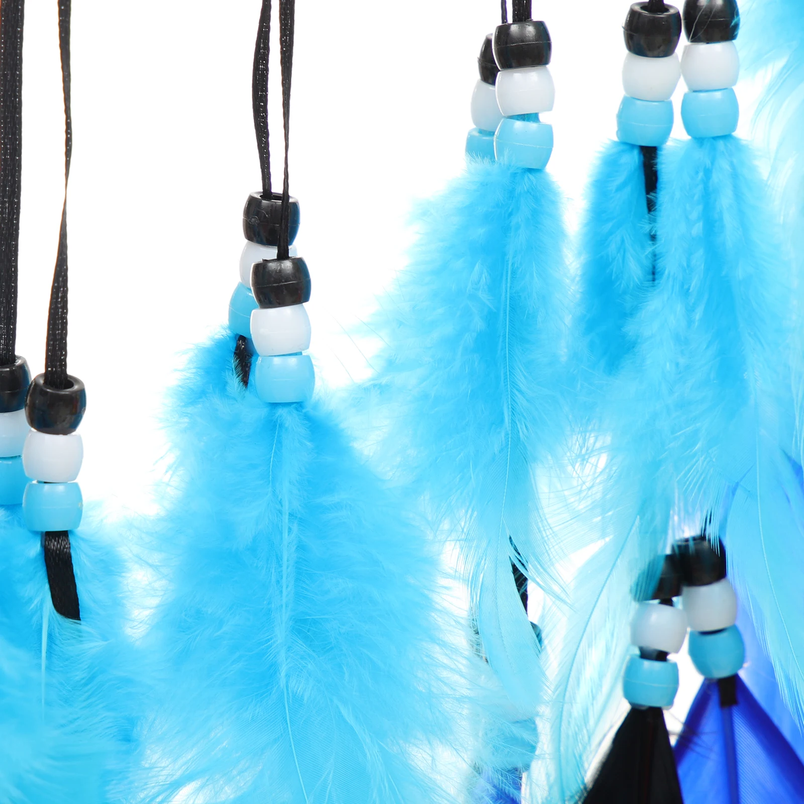 

Handmade Feathering Dream Catcher Plumes Ornament Evil Eye Decorative Hanging Art For Bedroom Home Party Balcony Wall Hanging