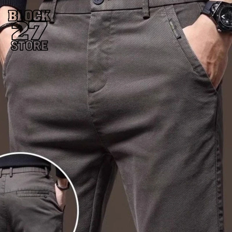 

Mens Pants Harajuku Trendy Durable Casual Business Trousers Loose Straight Leg Versatile Streetwear Fashion Comfortable Style