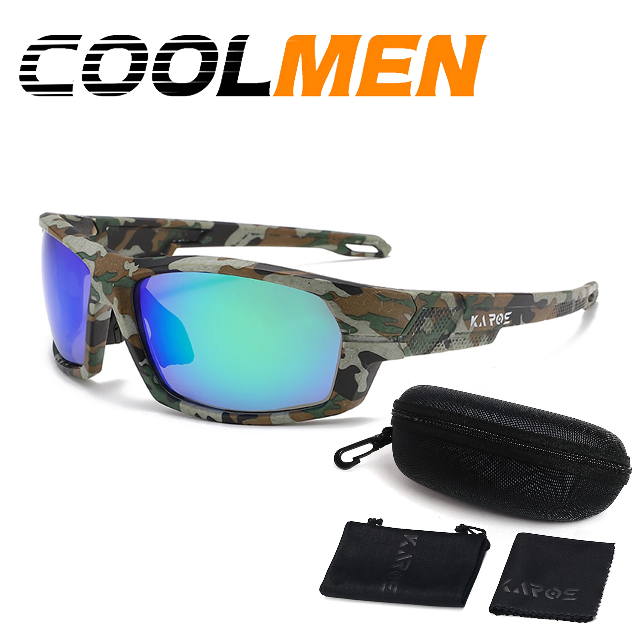 

COOLMEN Polarized Sunglasses UV400 Glasses Men Women Fishing Glasses Sun Goggles Camping Hiking Driving Eyewear Sport Sunglasses