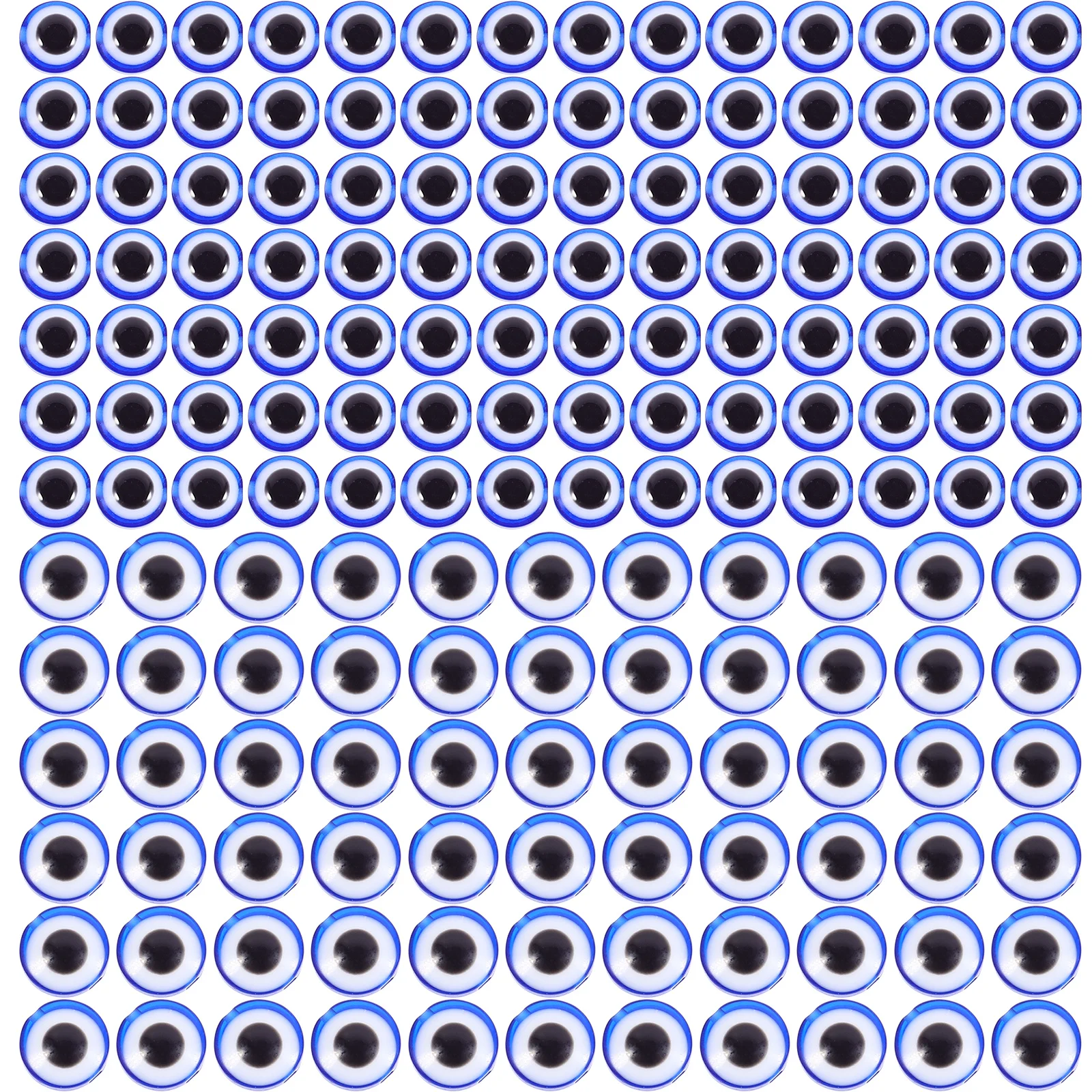 

200Pcs Resin Evil Eye Beads Round Loose Spacers for DIY Jewelry Craft Repair Lightweight Compact Shiny Fade Resistant Unique