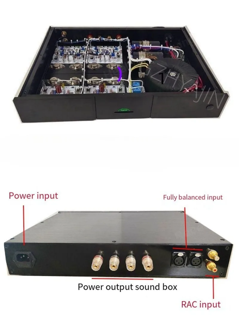 Amplificador transmisión equilibrada, dispositivo audio HIFI con NAP250-X, referencia británica, Nap250