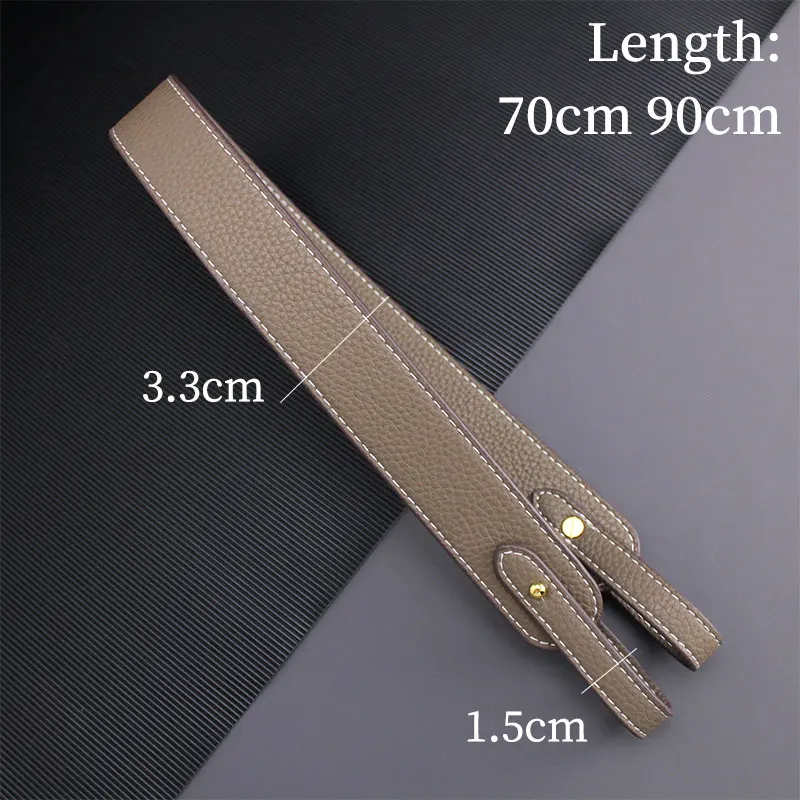 TINBERON 70cm 90cm Shoulder Strap For Bag Handbag Shoulder Bag Strap Bucket Bag Accessories Replacement Elephant Grey Bag Straps