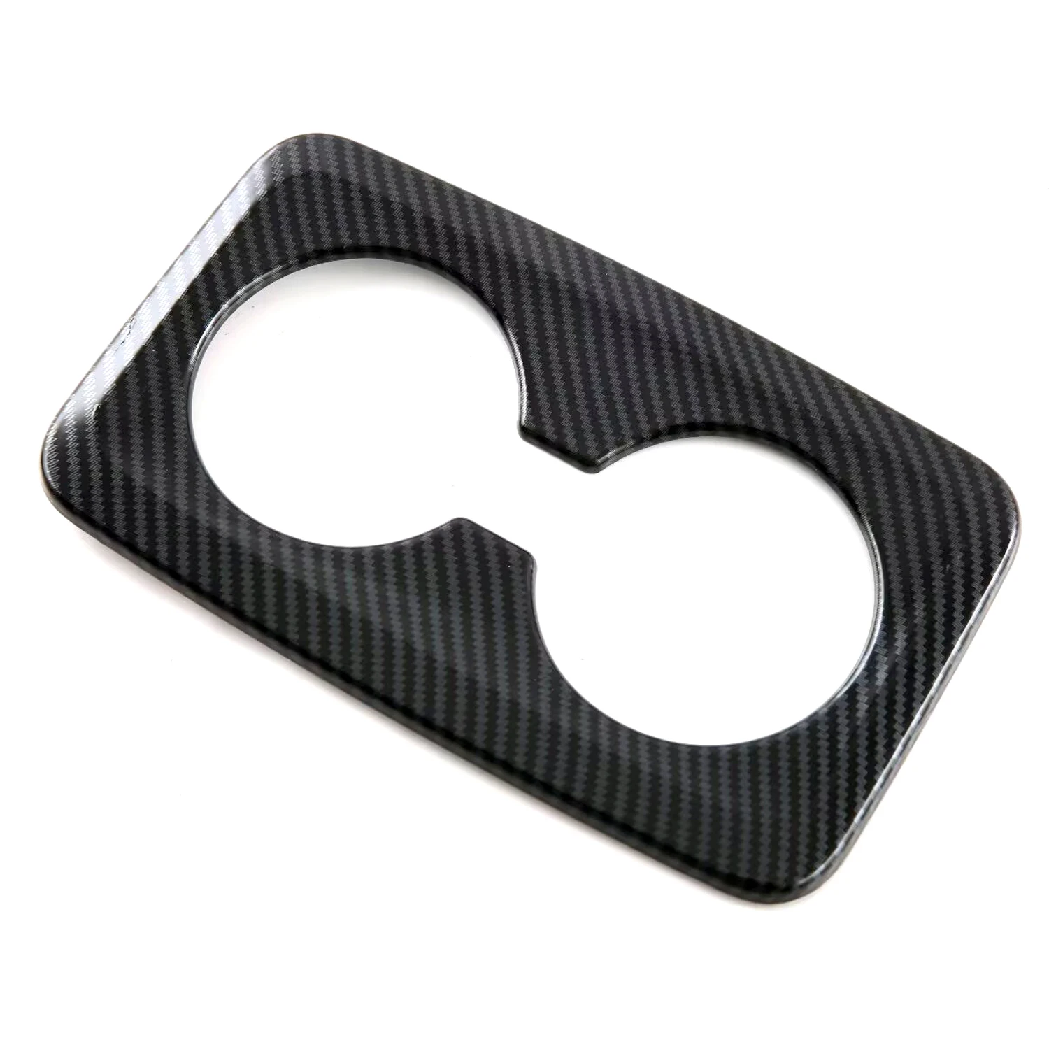 Car Accessories For BMW X1 U11 2023 2024/ iX1 2022+ ABS Carbon Fiber Grain Rear Water Cup Holder Cover Trim 1pcs image 4