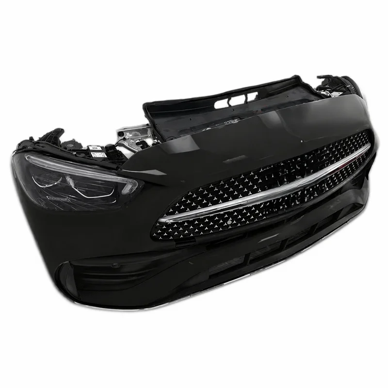 Auto Parts Full Replacement Front Bumper Assembly with Grille Exterior Tuning Sport for C-Class W206 2020-2024 Sedan