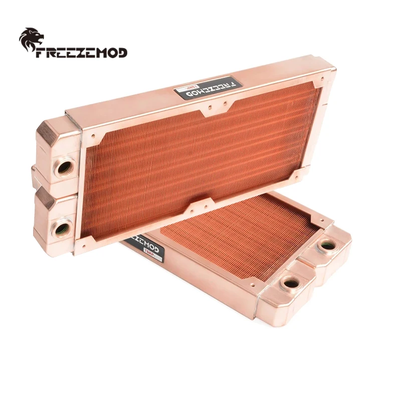 FREEZEMOD All copper 240 Radiator 240mm Heatsink For PC case water cooling system cooling compatible with 120 fans