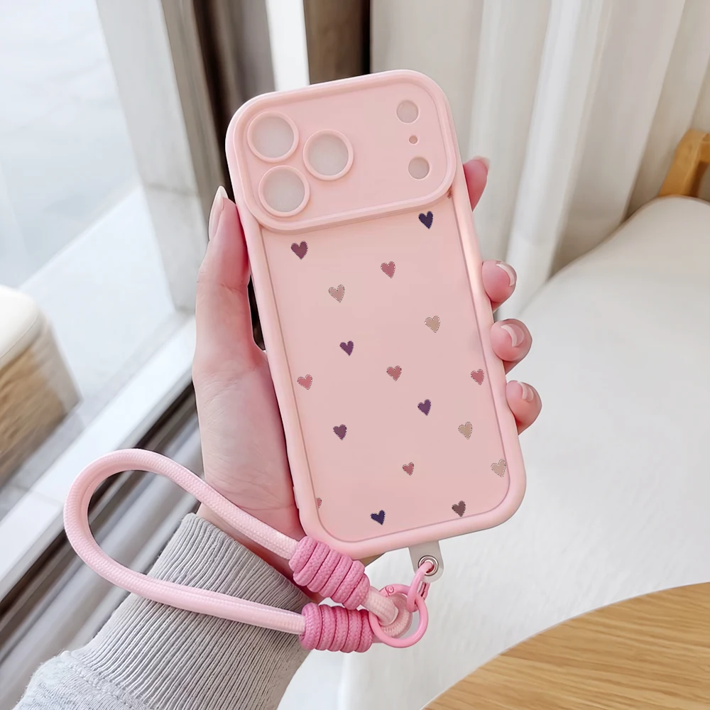 Gradient Heart Lanyard Handyhülle für Samsung Galaxy Note 20 S25 S26 Plus S24 S23 FE S25 S24 Ultra A57 A55 A07 5G Silikonhülle – Detail 1