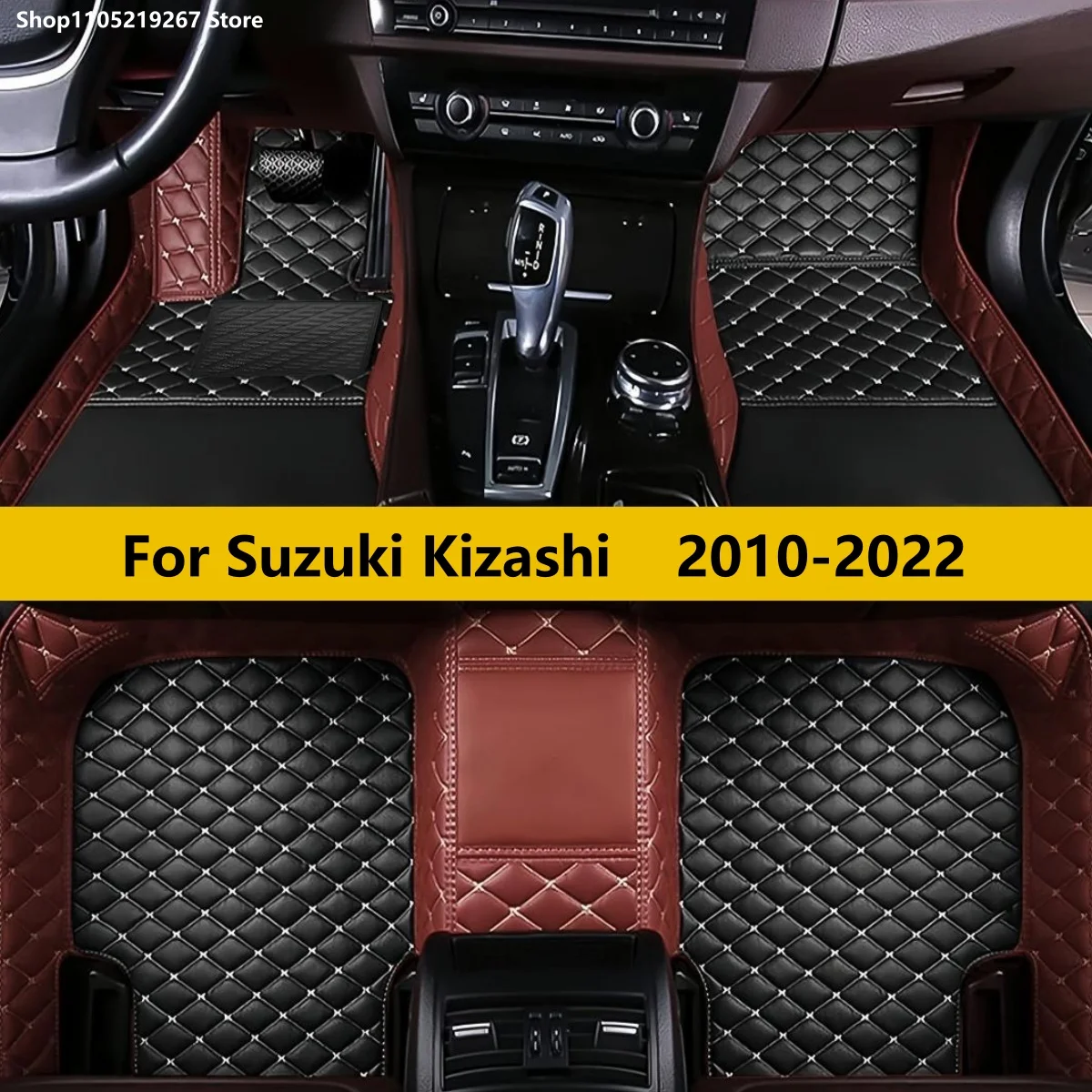 

Car Floor Mats For Suzuki Kizashi 2010-2022 Carpets Leather Mat Durable Rugs Anti Dirty Pad Set