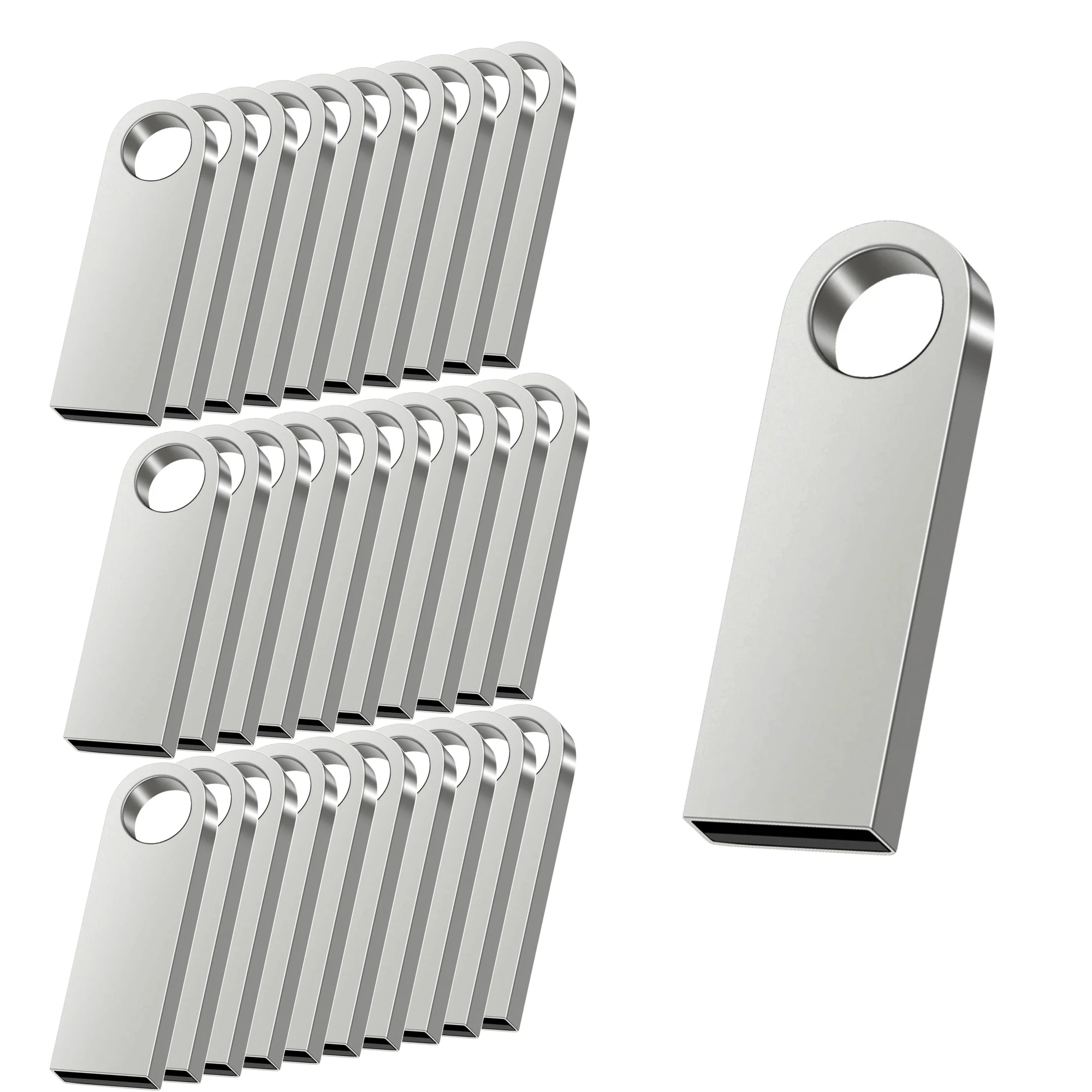 

Флеш-накопитель USB 2.0 с логотипом на заказ, 100 шт., 8 ГБ/16 ГБ, высокоскоростной, водонепроницаемый, металлический, мини, пылезащитный, с бесплатным нанесением логотипа