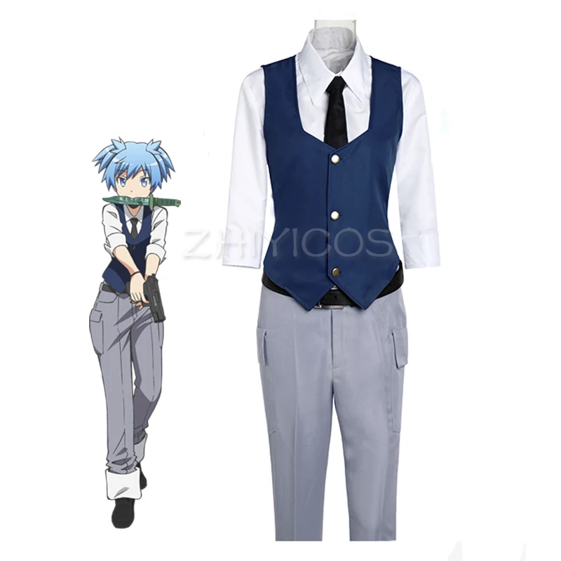 

Anime Assassination Classroom Shiota Nagisa Cosplay Costume Uniform Outfit Halloween Costumes for Women/Men Customize
