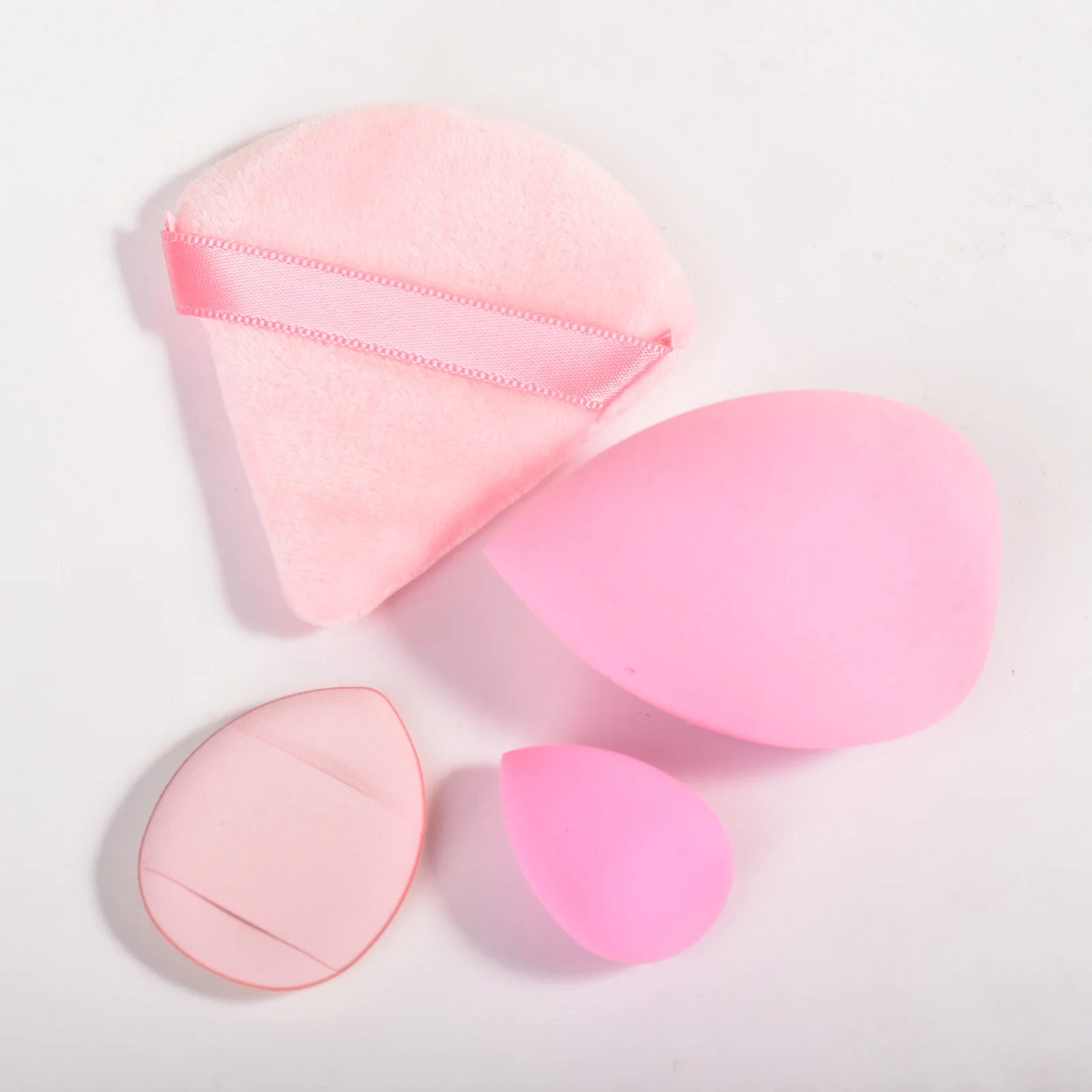 12 Beauty Ei Make-Up Spons Driehoek Poeder Puff Vinger Poeder Puff Set - Premium Make-Up Mixer