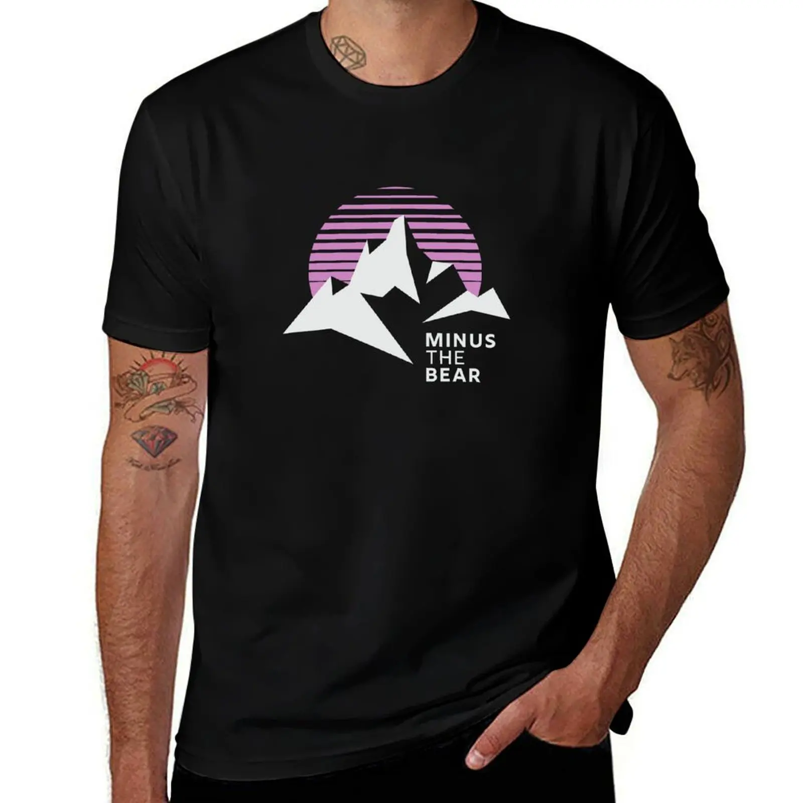 

Minus the Bear: Planet of Ice T-Shirt Big Size Crew Neck T-Shirt