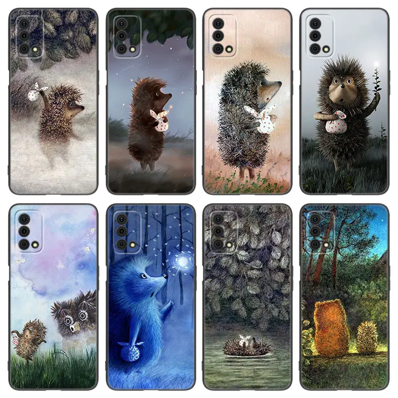 Hedgehog in the Fog Phone Case For OPPO Reno 10 11 Pro A55 A57 A58 A72 A74 4G A54 A78 A98 5G A53 A93 2020 A15 A16 A17 A38 A76