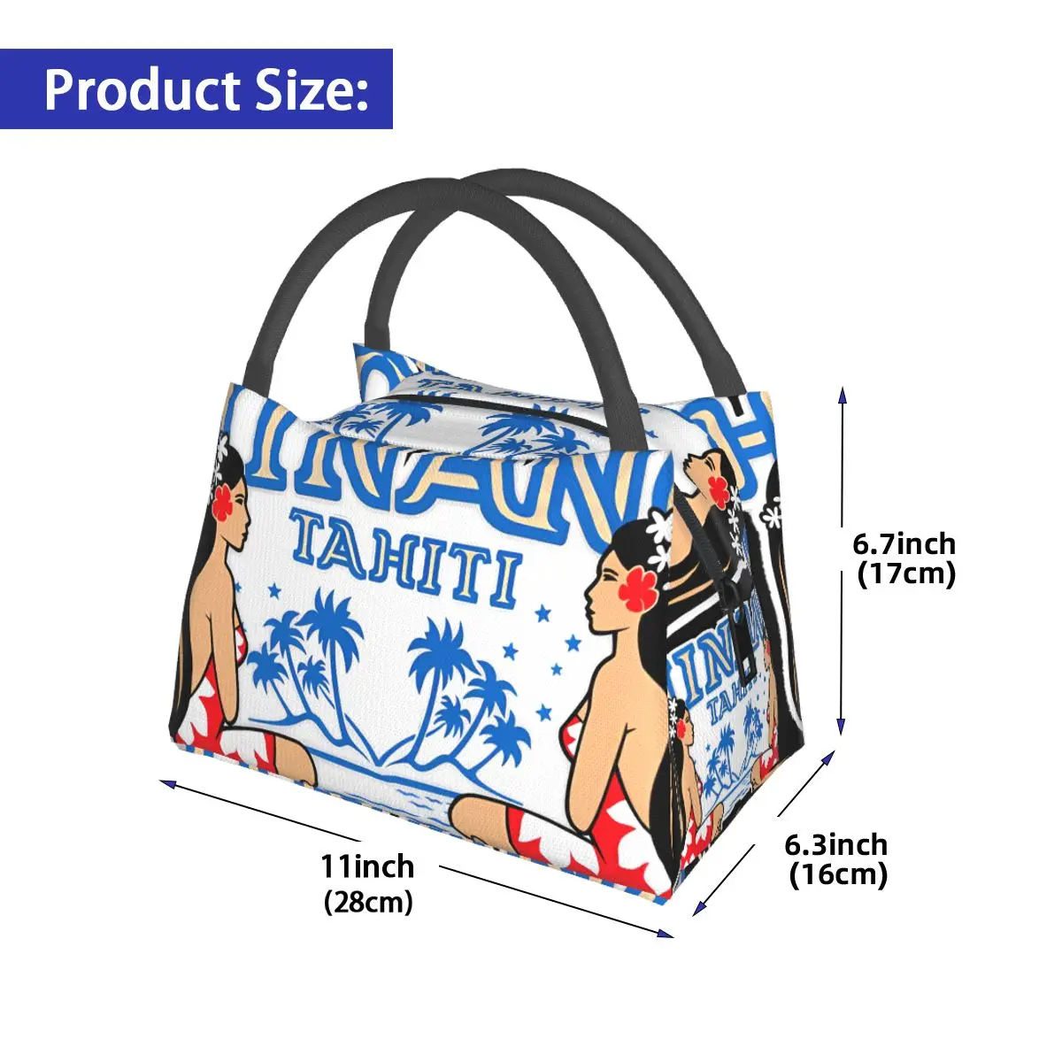 Hinano Tahiti Portable insulation bag for Cooler Thermal Food Office Pinic Container