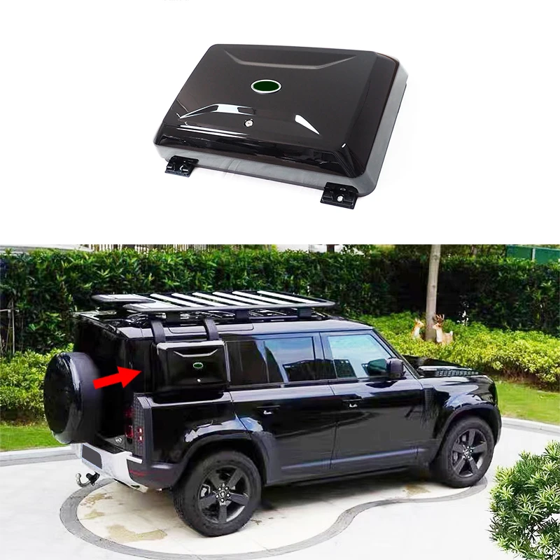 Modification exterior Side-mounted Gear Carrier in Black color For Land Rover Defender 90/110 2020